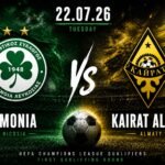 Omonia vs Kairat Almaty 22.07.26