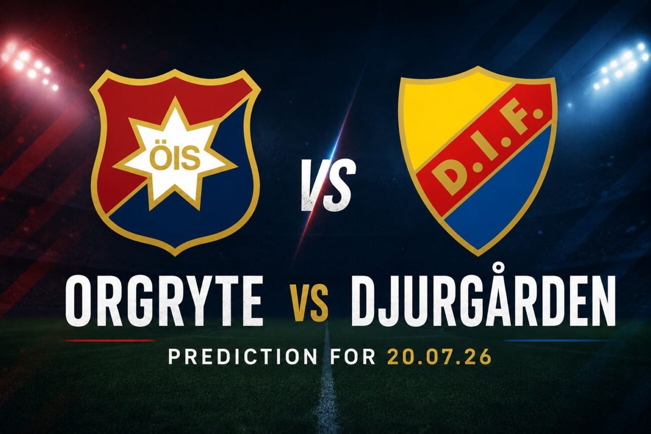 Örgryte vs Djurgården Prediction 20.07.26